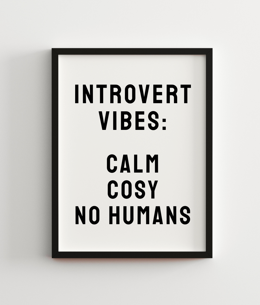 Introvert Vibes: Calm Cosy No Humans