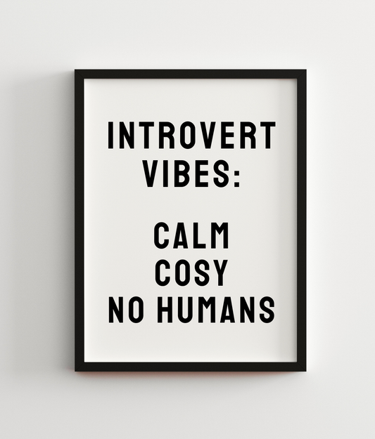 Introvert Vibes: Calm Cosy No Humans