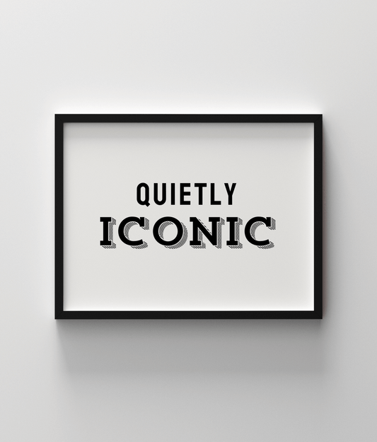 Quietly Iconic - Black