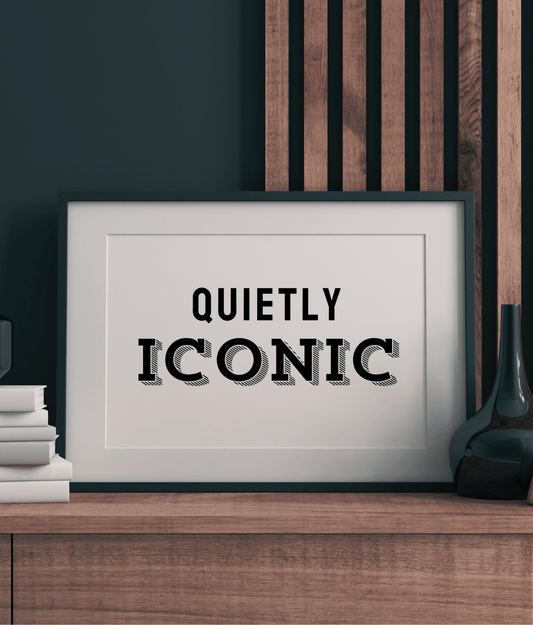 Quietly Iconic - Black