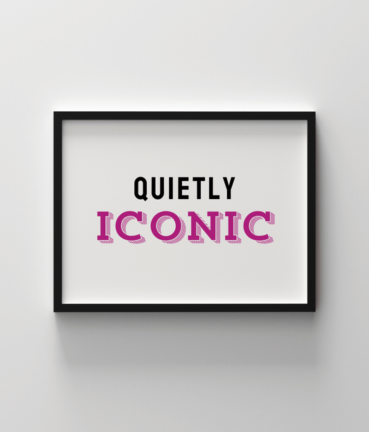 Quietly Iconic - Magenta