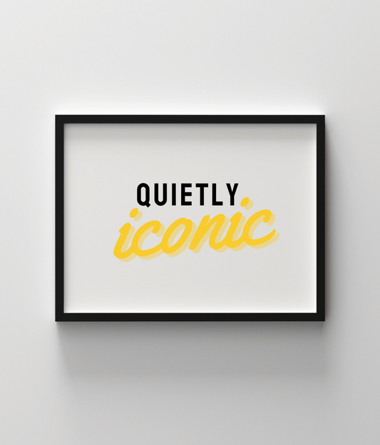Quietly Iconic - Yellow