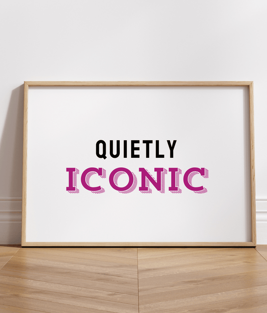 Quietly Iconic - Magenta