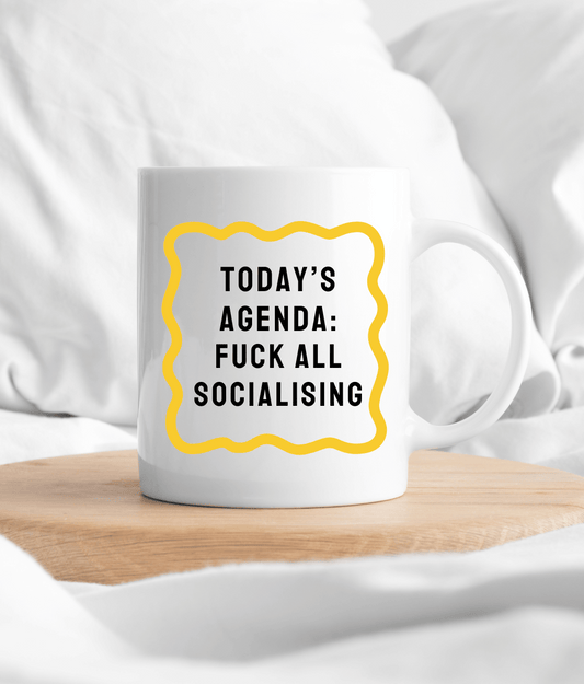 Today's Agenda: Fuck All Socialising